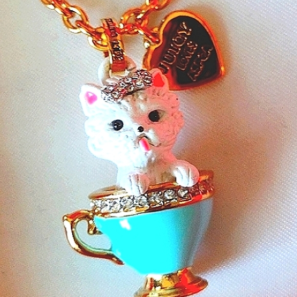 Juicy Couture Large White Persian 😺 Charm in a Cup--Support the ASPCA NWT - Picture 7 of 8